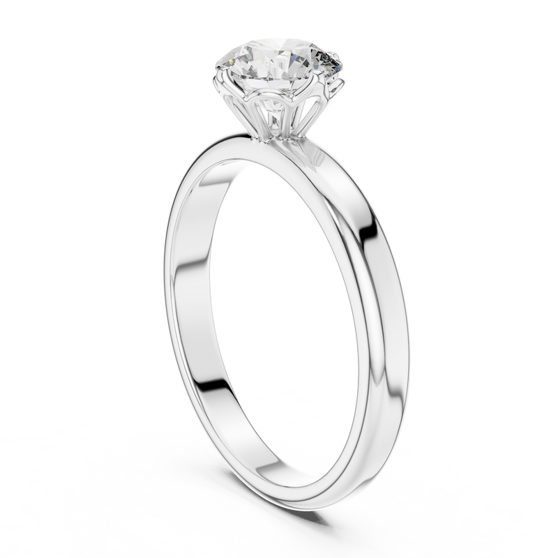 Ladies Ring LR-0007 - White Gold - Image