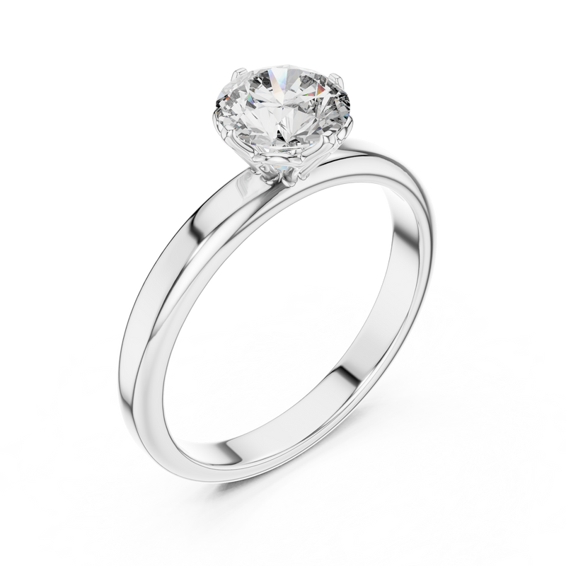 Ladies Ring LR-0007 - White Gold - Image