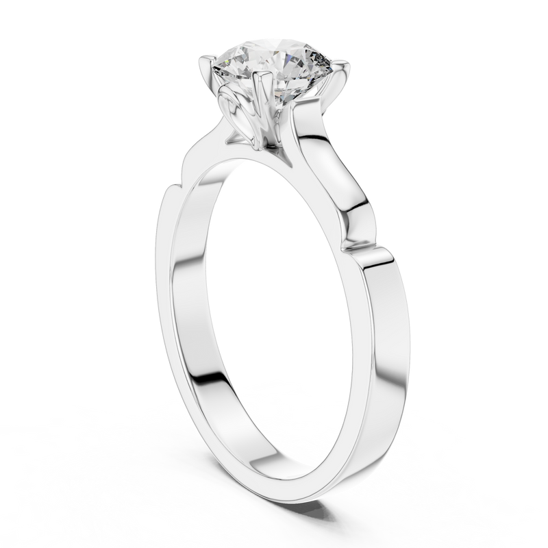 Ladies Ring LR-0008 - White Gold - Image