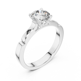 Ladies Ring LR-0008 - White Gold - Image
