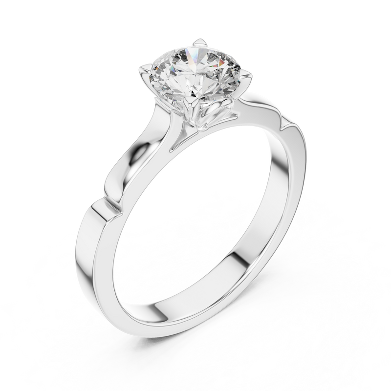 Ladies Ring LR-0008 - White Gold - Image
