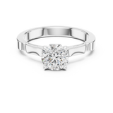 Ladies Ring LR-0008 - White Gold - Image