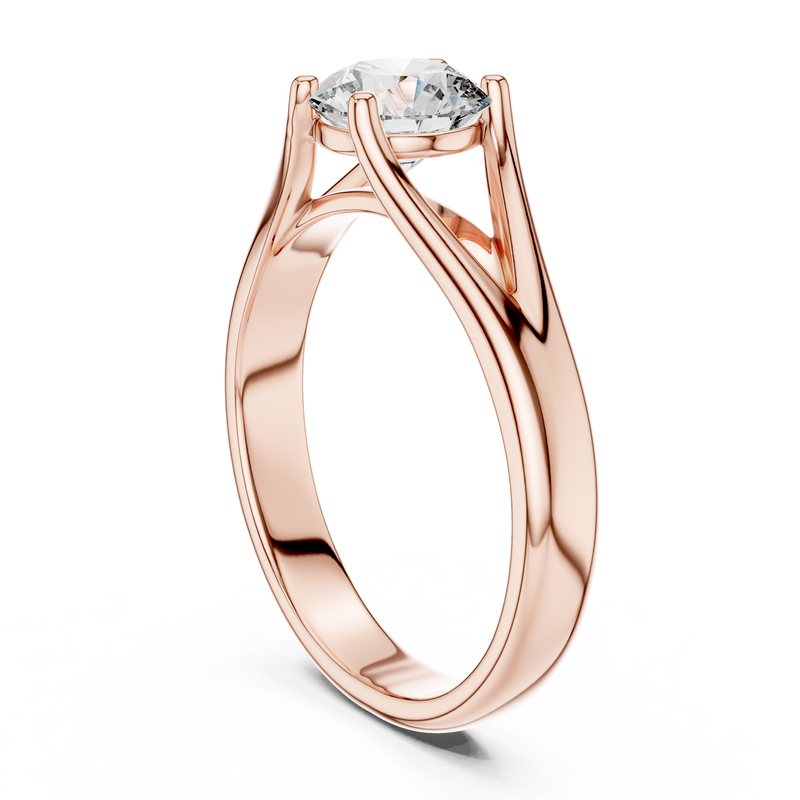 Ladies Ring LR-0009@7 - Rose Gold - Image