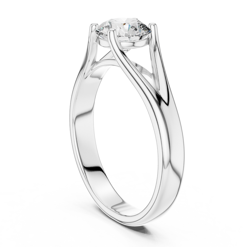 Ladies Ring LR-0009@7 - White Gold - Image