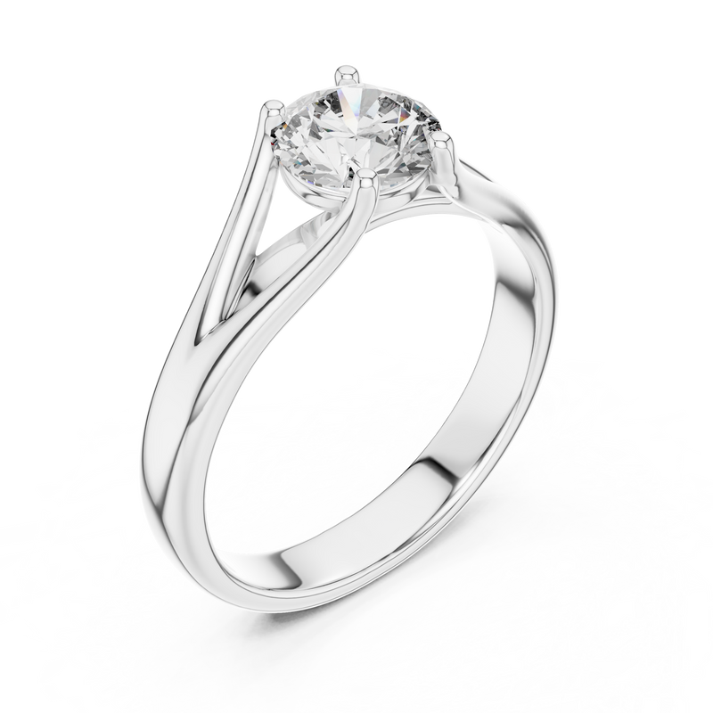 Ladies Ring LR-0009@7 - White Gold - Image