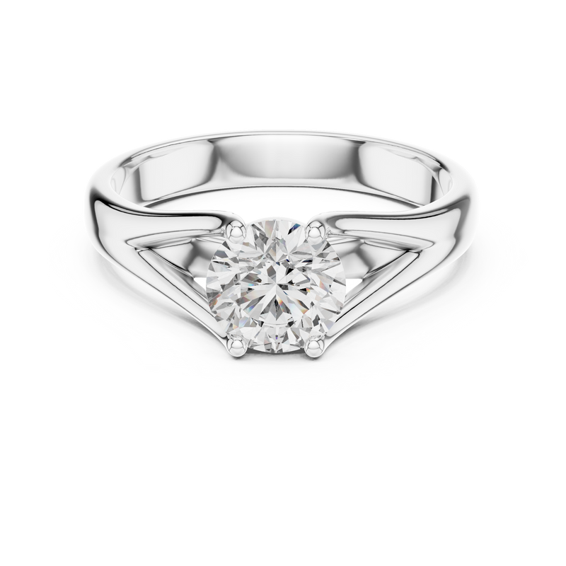 Ladies Ring LR-0009 - White Gold - Image