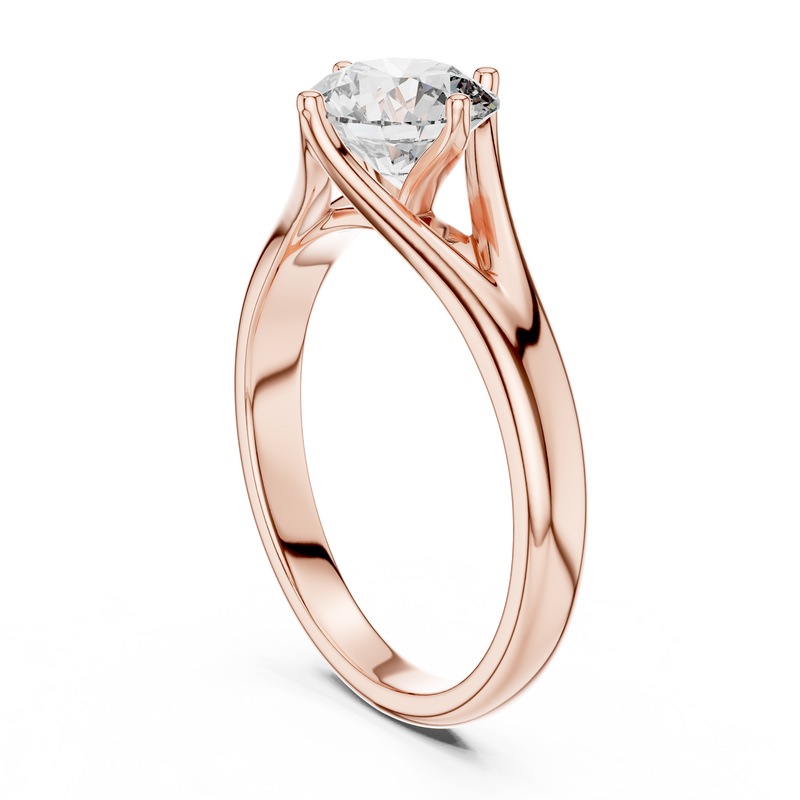 Ladies Ring LR-0012@7 - Rose Gold - Image