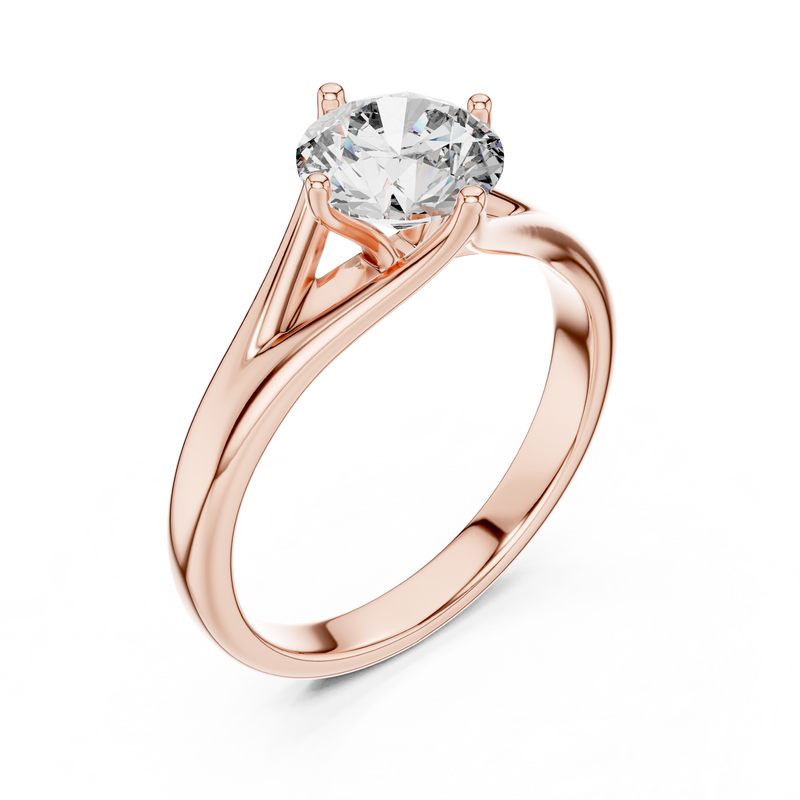 Ladies Ring LR-0012@7 - Rose Gold - Image