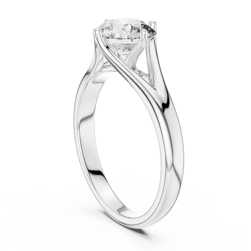 Ladies Ring LR-0012@7 - White Gold - Image