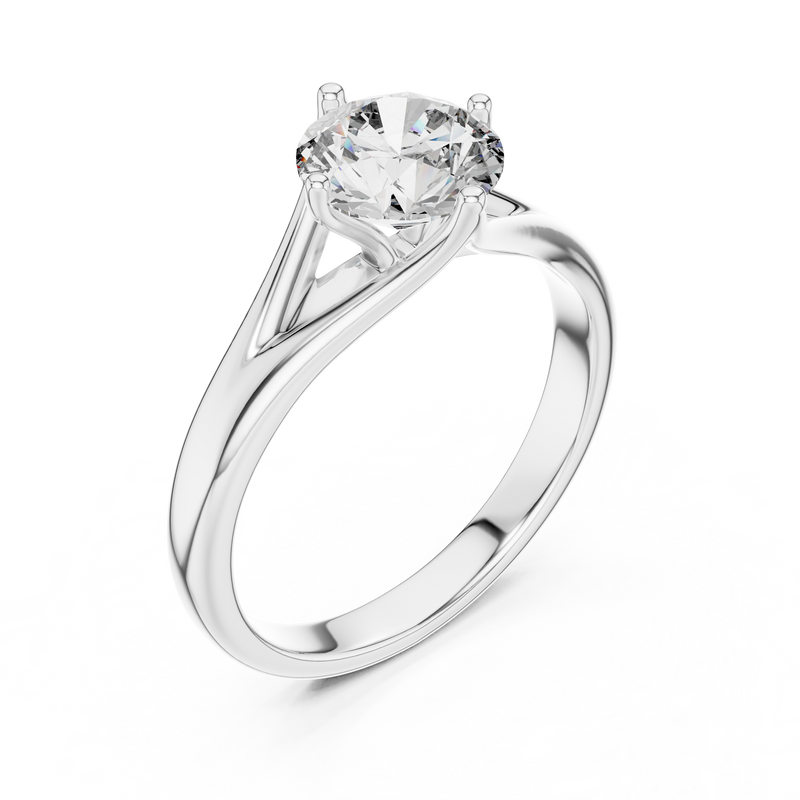 Ladies Ring LR-0012@7 - White Gold - Image