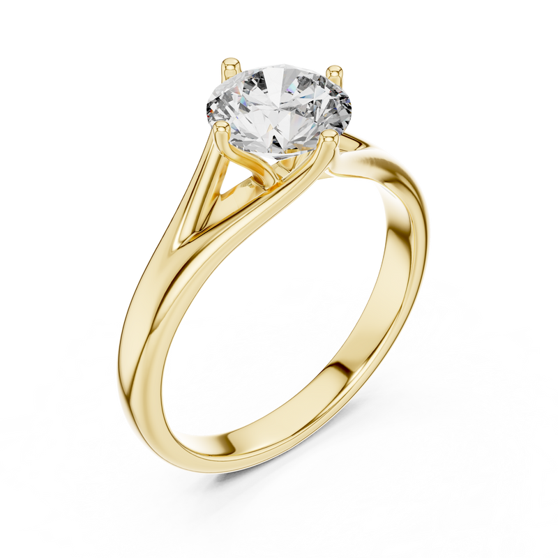 Ladies Ring LR-0012@7 - Yellow Gold - Image