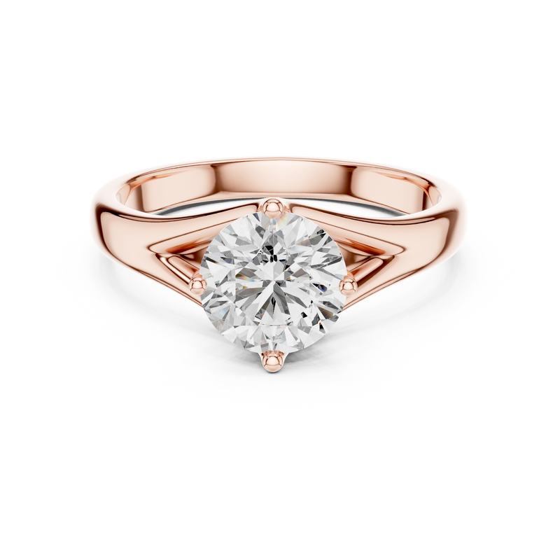 Ladies Ring LR-0012@7 - Rose Gold - Image