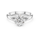 Ladies Ring LR-0012@7 - White Gold - Image