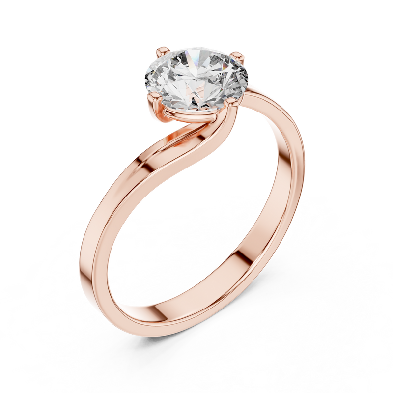 Ladies Ring LR-0013@7 - Rose Gold - Image