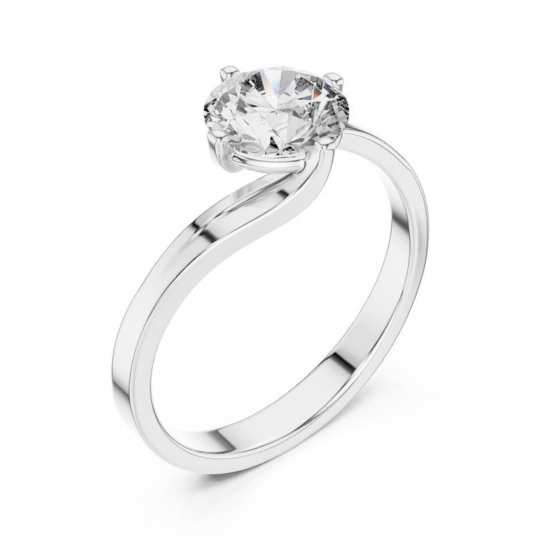 Ladies Ring LR-0013@7 - White Gold - Image