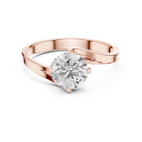 Ladies Ring LR-0013@7 - Rose Gold - Image