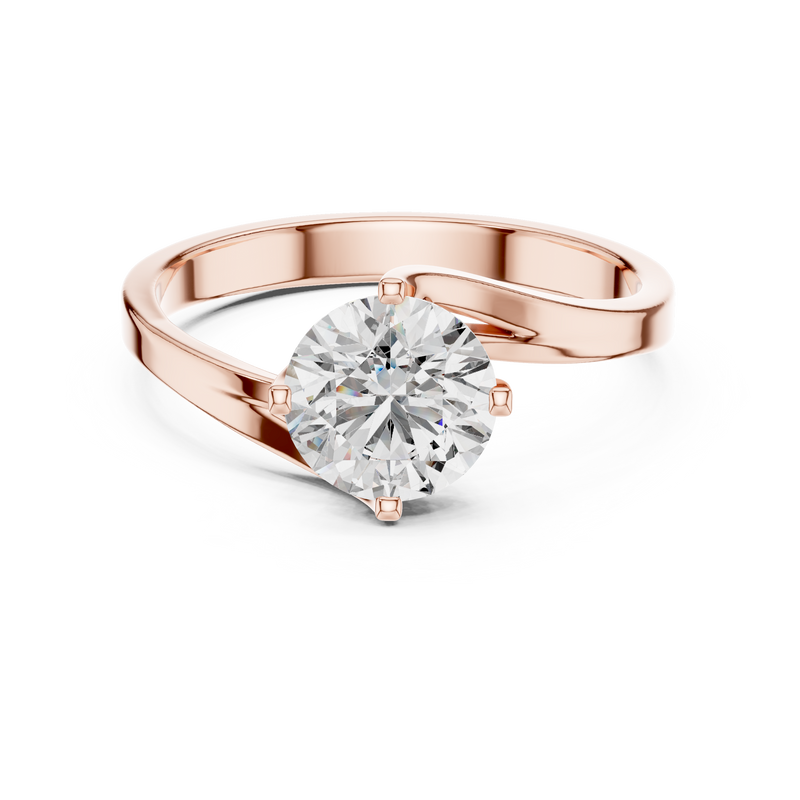 Ladies Ring LR-0013@7 - Rose Gold - Image