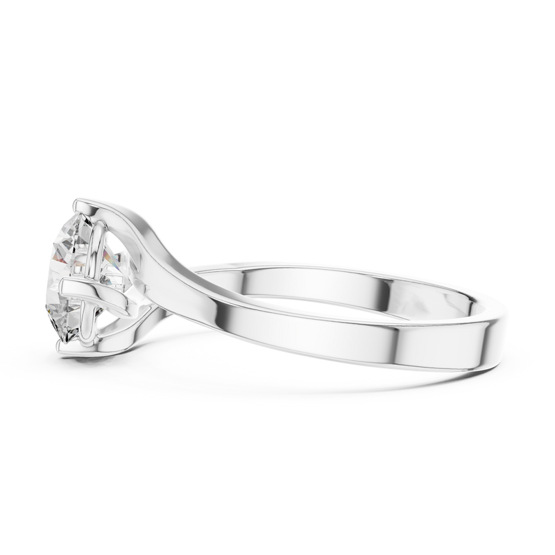 Ladies Ring LR-0013@7 - White Gold - Image
