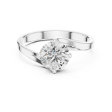 Ladies Ring LR-0013@7 - White Gold - Image