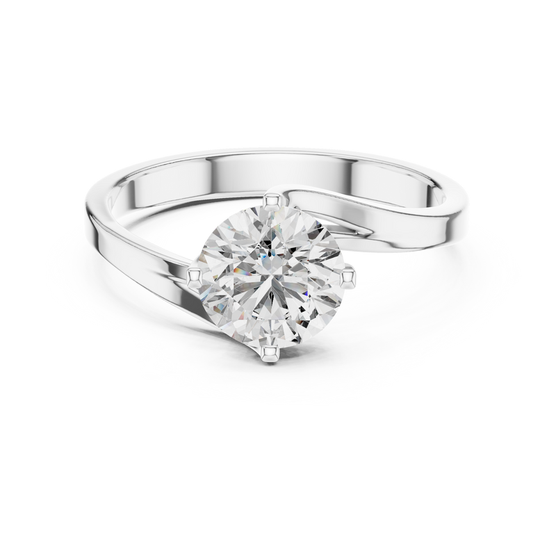 Ladies Ring LR-0013@7 - White Gold - Image