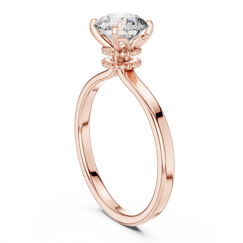 Ladies Ring LR-0015@7 - Rose Gold - Image