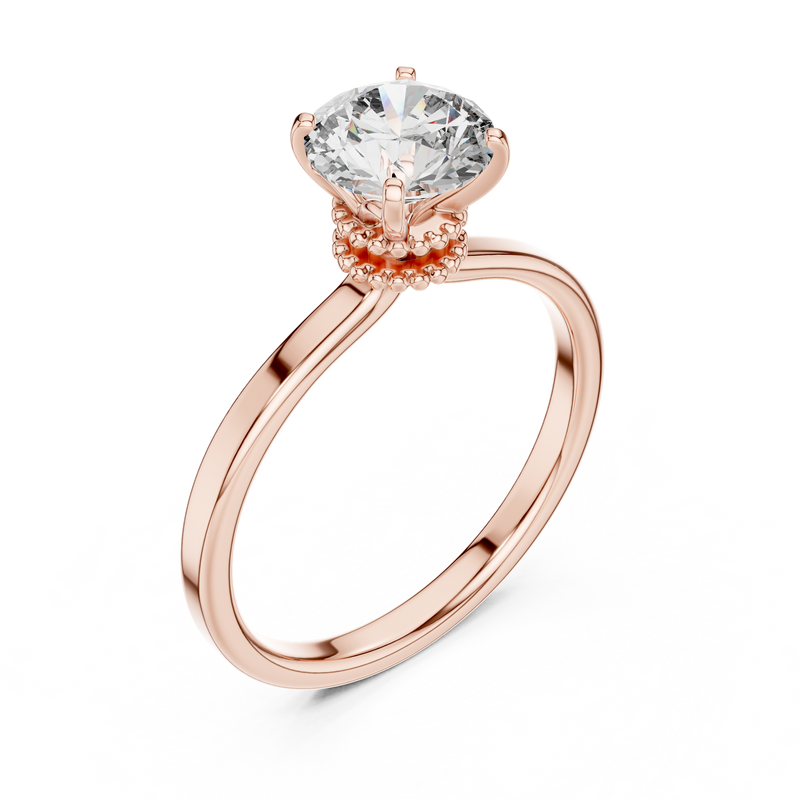 Ladies Ring LR-0015@7 - Rose Gold - Image