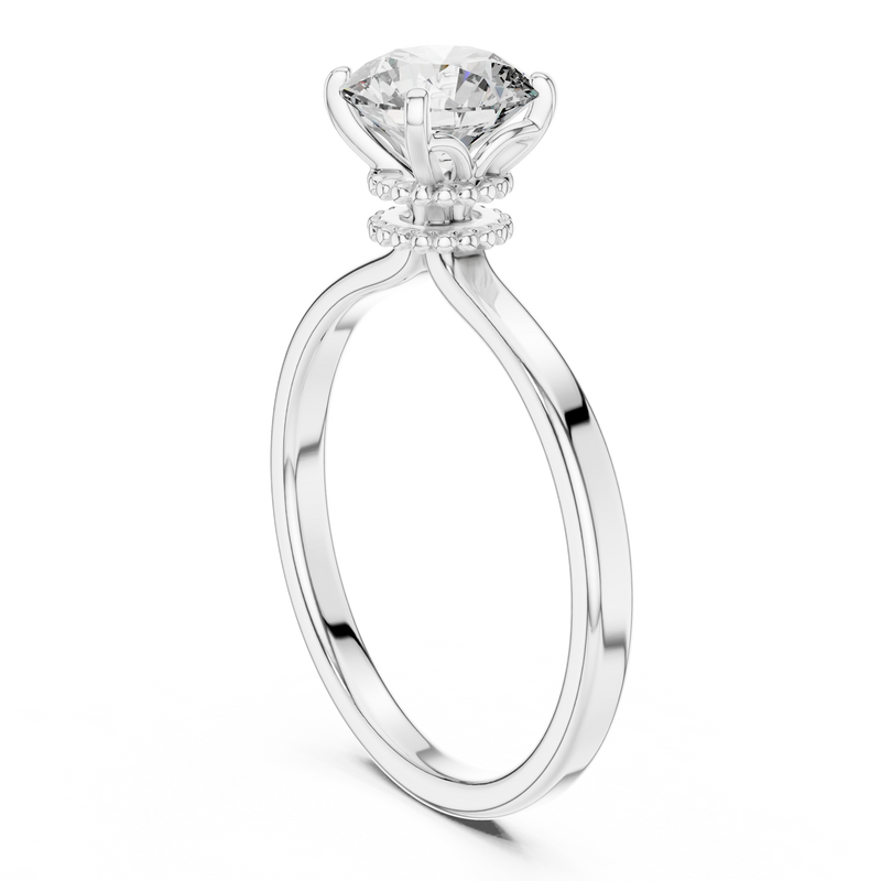 Ladies Ring LR-0015@7 - White Gold - Image