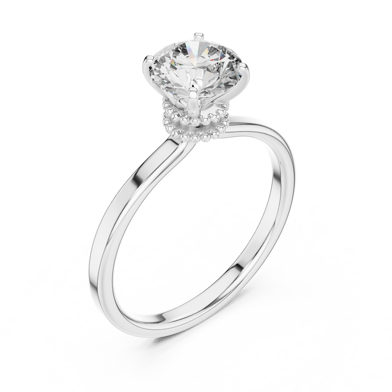 Ladies Ring LR-0015@7 - White Gold - Image