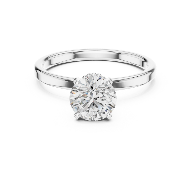 Ladies Ring LR-0015@7 - White Gold - Image