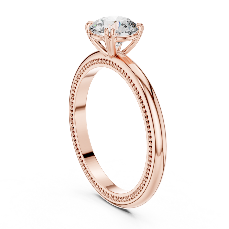 Ladies Ring LR-0016@7 - Rose Gold - Image