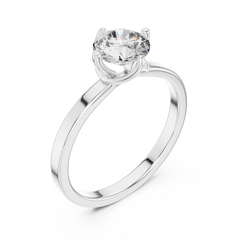 Ladies Ring LR-0018@7 - White Gold - Image