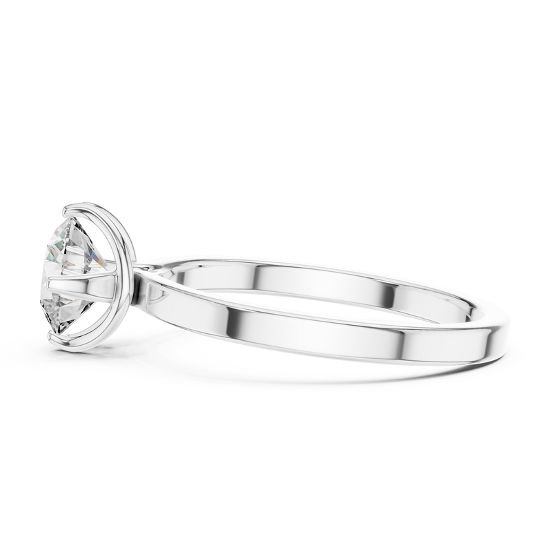 Ladies Ring LR-0018@7 - White Gold - Image
