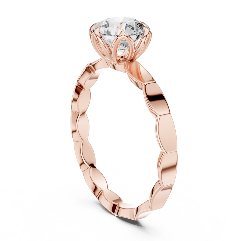 Ladies Ring LR-0019@7 - Rose Gold - Image