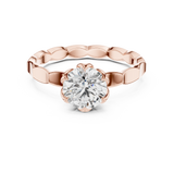Ladies Ring LR-0019@7 - Rose Gold - Image