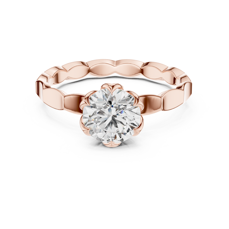 Ladies Ring LR-0019@7 - Rose Gold - Image