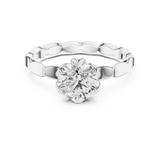 Ladies Ring LR-0019@7 - White Gold - Image