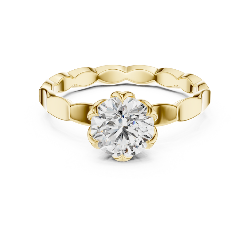 Ladies Ring LR-0019@7 - Yellow Gold - Image