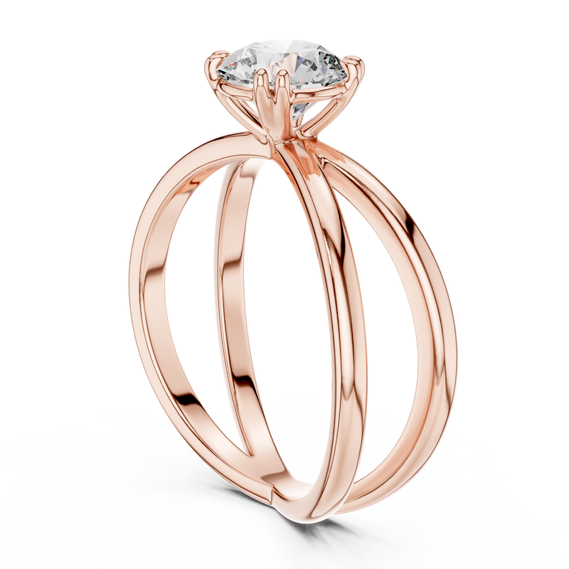 Ladies Ring LR-0021 - Rose Gold - Image