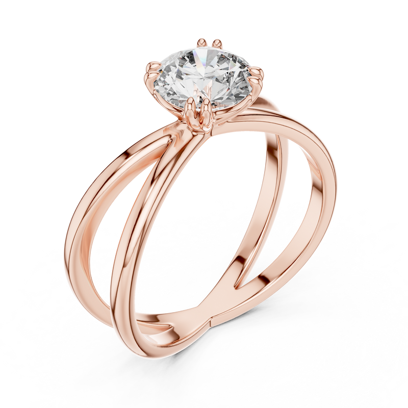 Ladies Ring LR-0021 - Rose Gold - Image