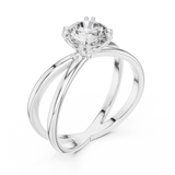 Ladies Ring LR-0021 - White Gold - Image