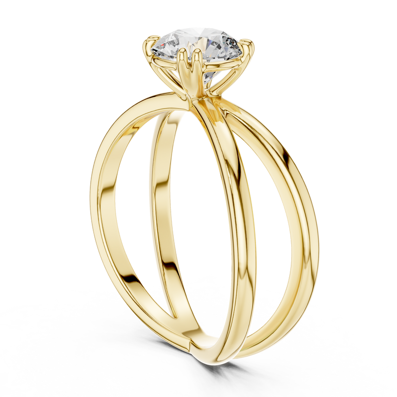 Ladies Ring LR-0021 - Yellow Gold - Image