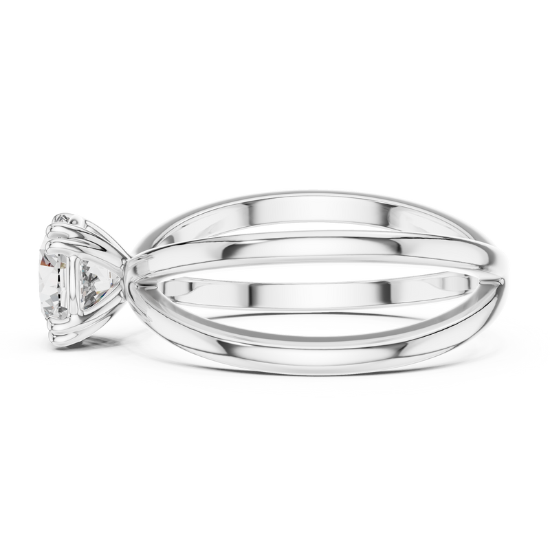 Ladies Ring LR-0021 - White Gold - Image