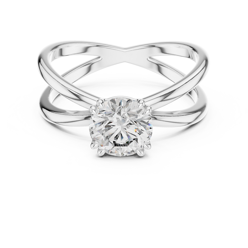 Ladies Ring LR-0021 - White Gold - Image