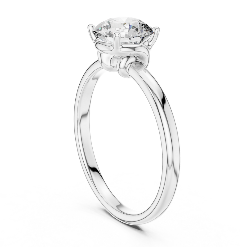 Ladies Ring LR-0022@7 - White Gold - Image