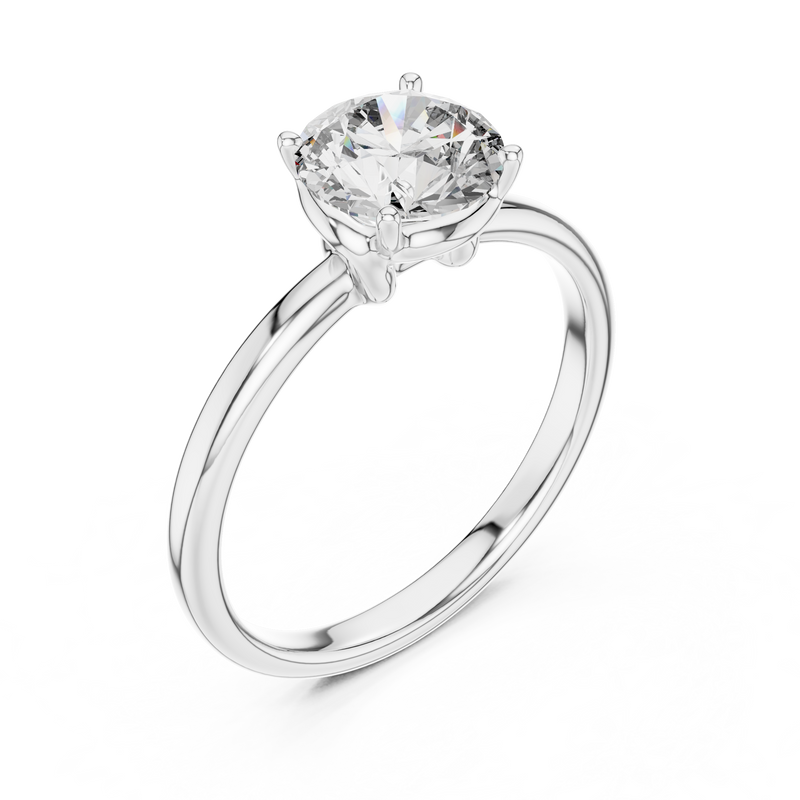 Ladies Ring LR-0022@7 - White Gold - Image