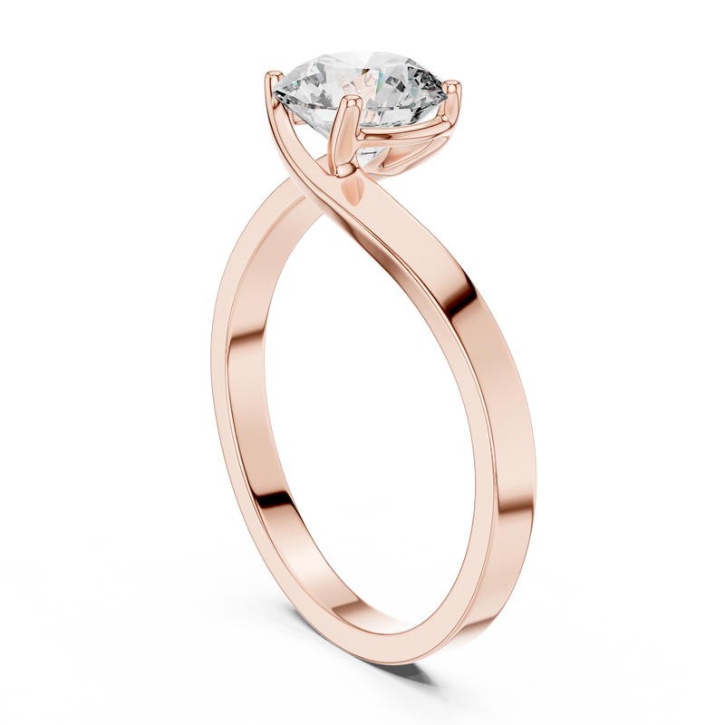 Ladies Ring LR-0023@7 - Rose Gold - Image