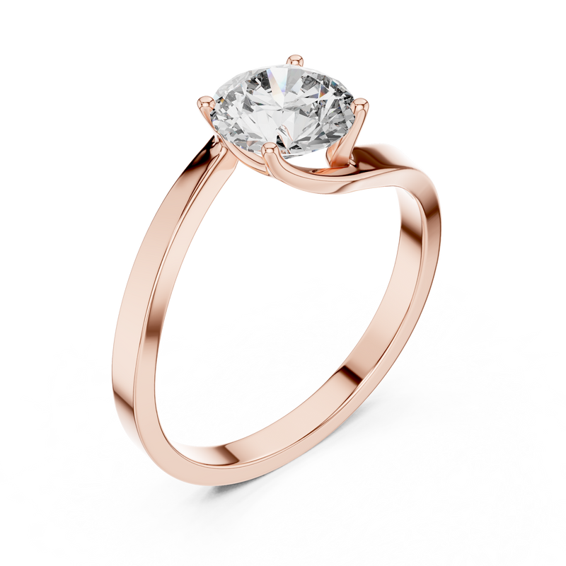 Ladies Ring LR-0023@7 - Rose Gold - Image