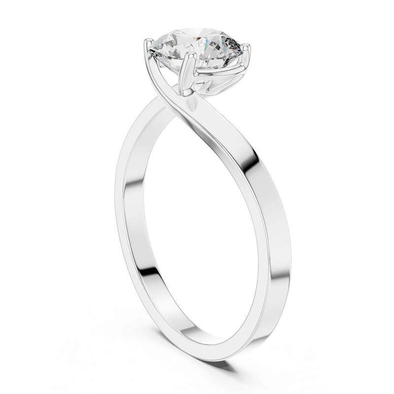 Ladies Ring LR-0023@7 - White Gold - Image