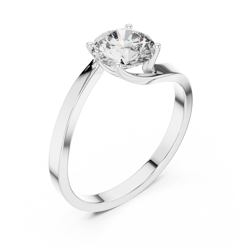 Ladies Ring LR-0023@7 - White Gold - Image