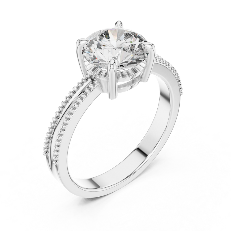 Ladies Ring LR-0024@7 - White Gold - Image